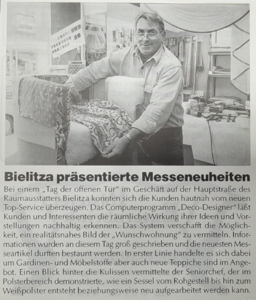 Zeitungswerbung 1999 Tag der offenen Tür