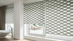 Doppelrollo im Badezimmer von Jab Systems