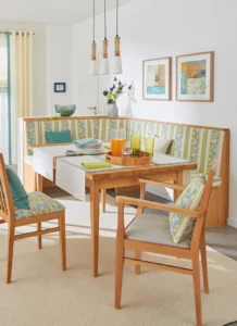 Neubezogene Eckbank – individuelle Maßanfertigung durch Bielitza Raumausstattung