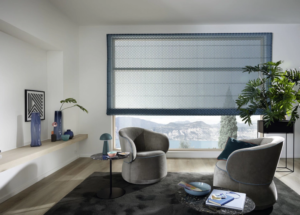 Raffrollo mit Kreisdesign Circle PQ1044-050 – verspielte Fensterlösung von Bielitza Raumausstattung