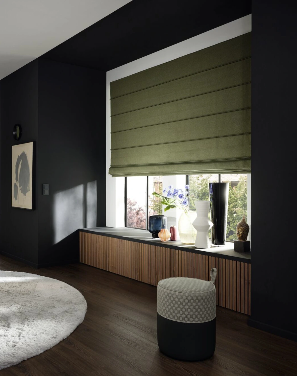 Thermofaltrollo mit Verdunkelungseffekt Verdunkelungsrollo