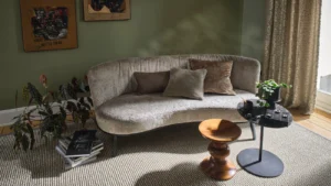 Sofa bezogen mit Stoff von Jab Anstoetz