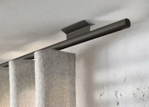 Vorhangstange Interstil Novum mit rundem Design – moderne Fensterlösung von Bielitza Raumausstattung