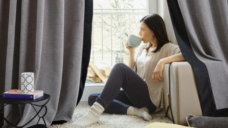 Thermovorhänge Tehrmovorgänge gegen die Kälte