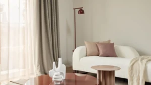 Thermovorhang mit Gardine kombiniert