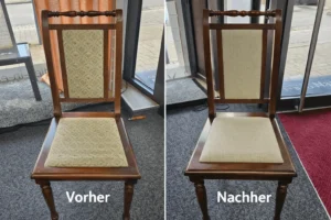 Klassische Stühle vorher nachher